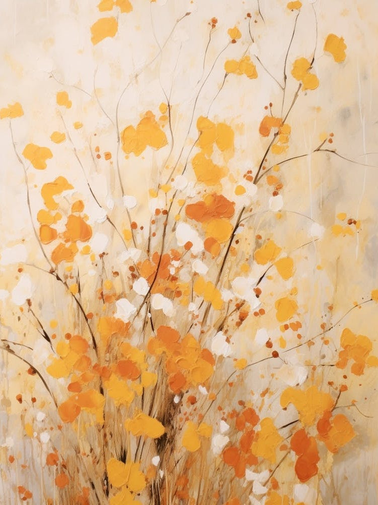 Fall Flower Painting Gypsophila Babys Breath 2