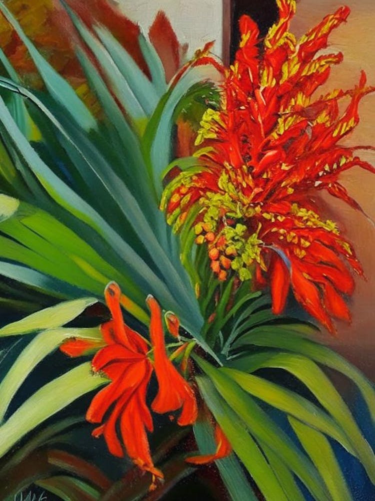 Kangaroo Paw Fern Cézanne Style