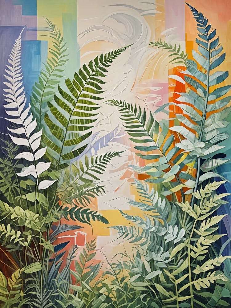 Rainbow Ferns no3