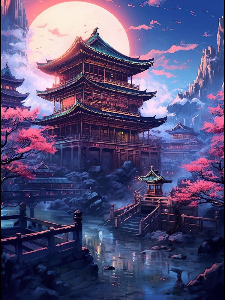 Asiatische Landschaft 58