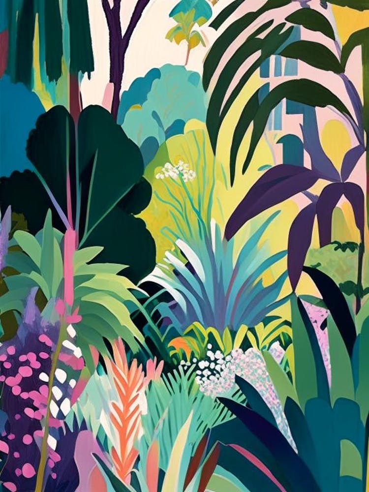 Wellington Botanic Garden, New Zealand Abstract Still Life