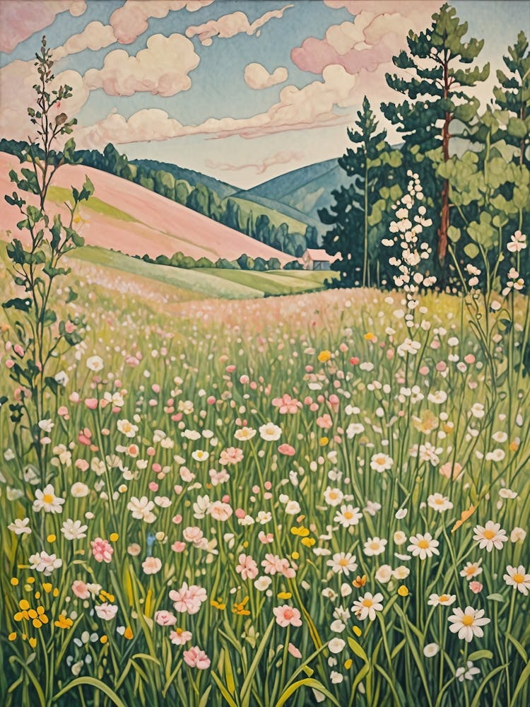 Prairie de fleurs sauvages n°1