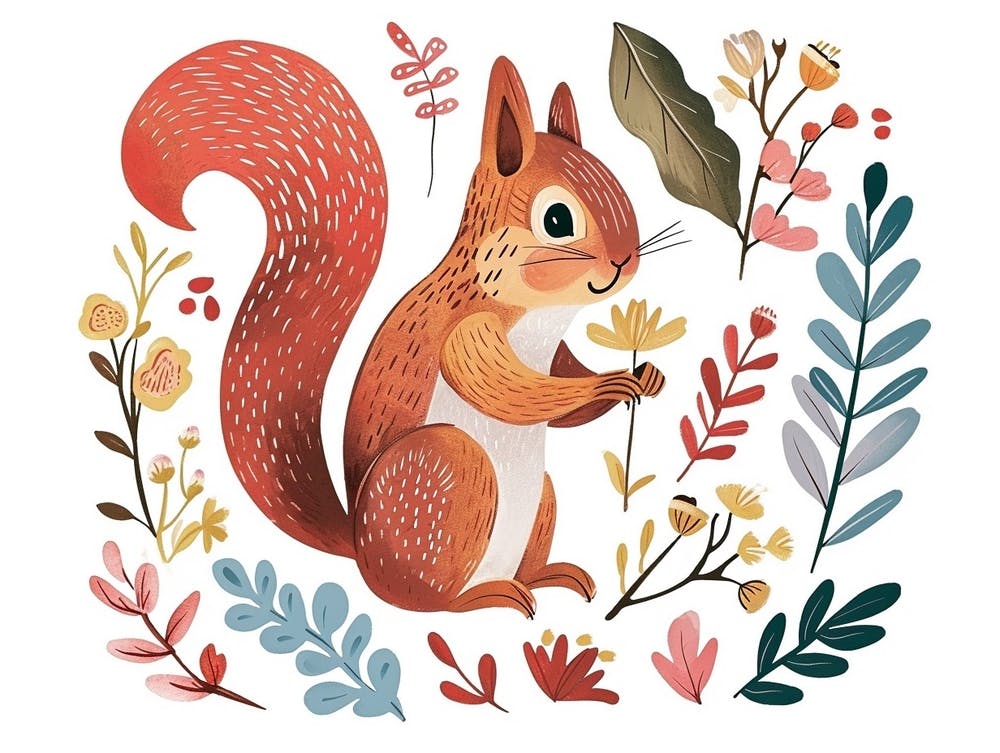 Little Floral Squirrel 1