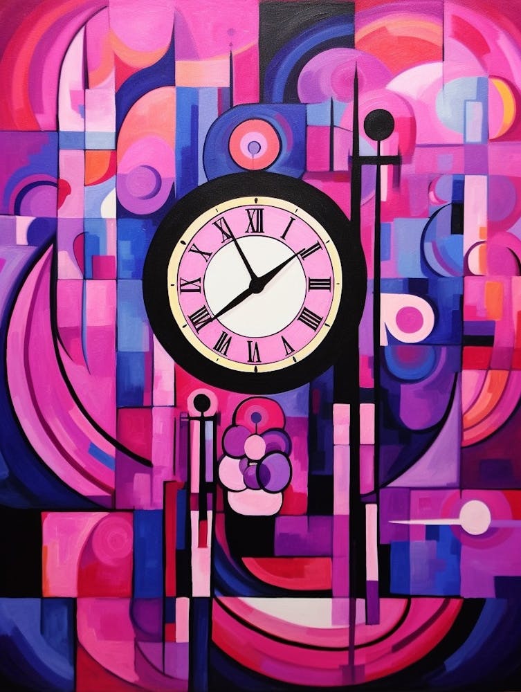 Time Abstract Geometric Illustration 5
