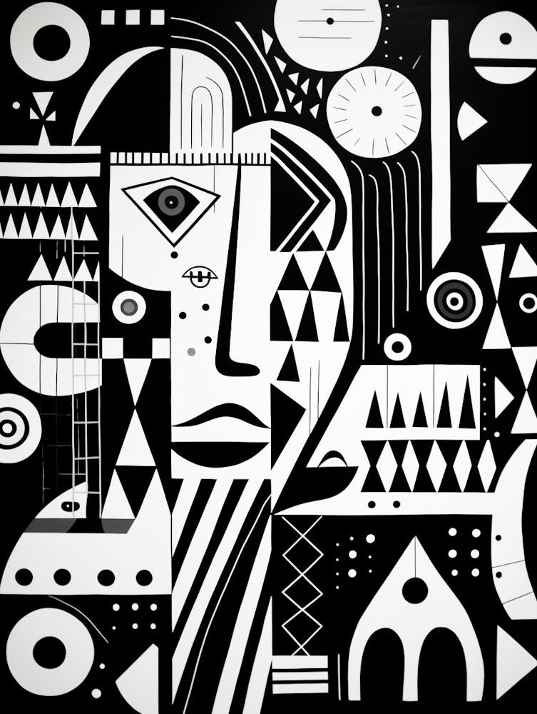Whimsical Abstract Geometric Shapes 2