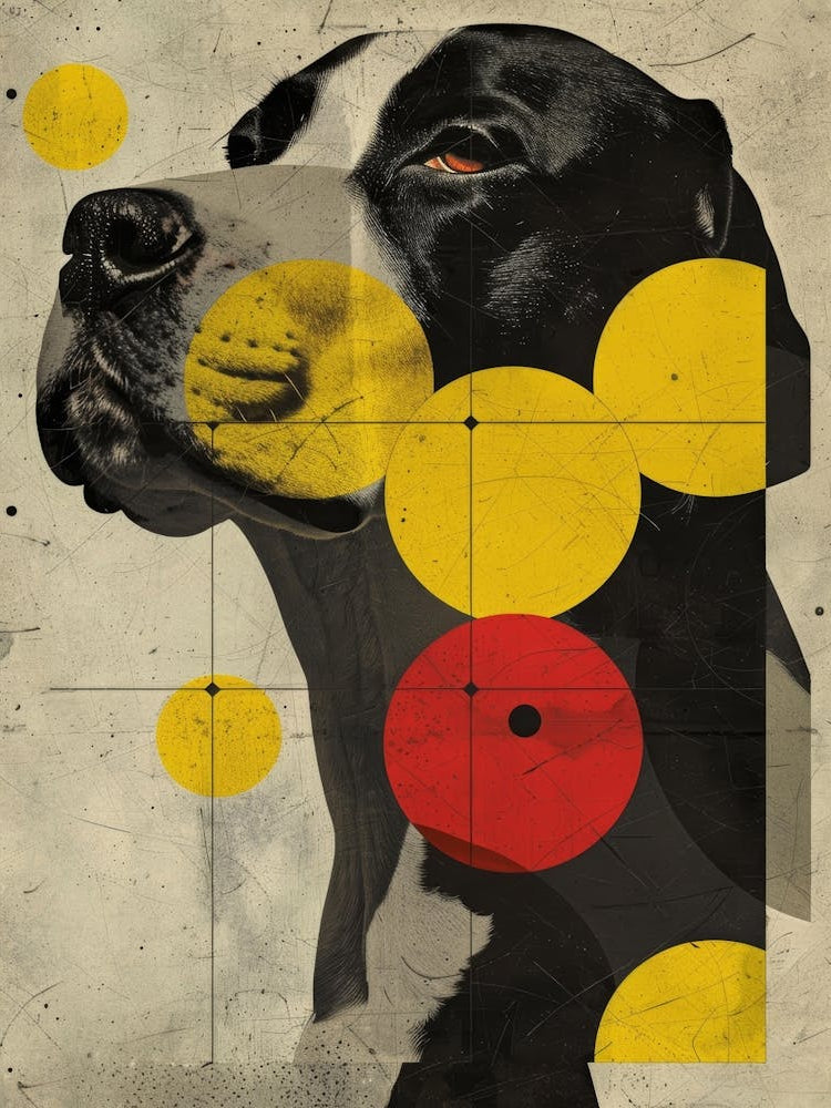 Dog With Circles