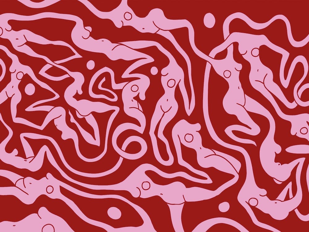 Ecstatic Nudes 16 Red