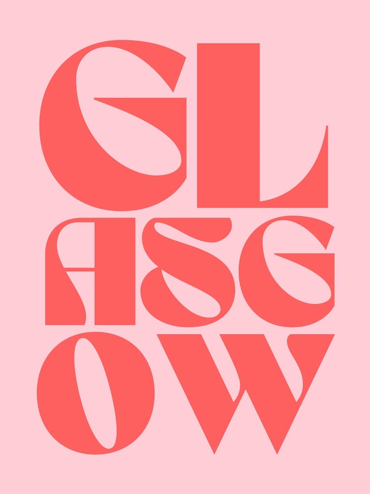 Pink And Red Glasgow