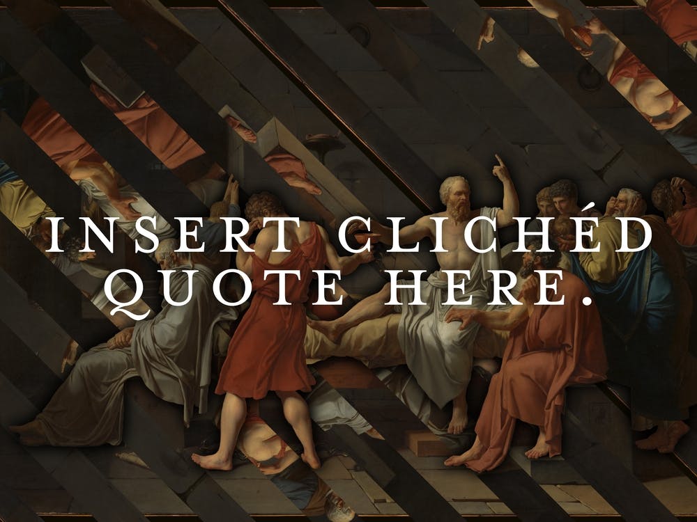 The Death Of Socrates by Jacques-Louis David Refashioned