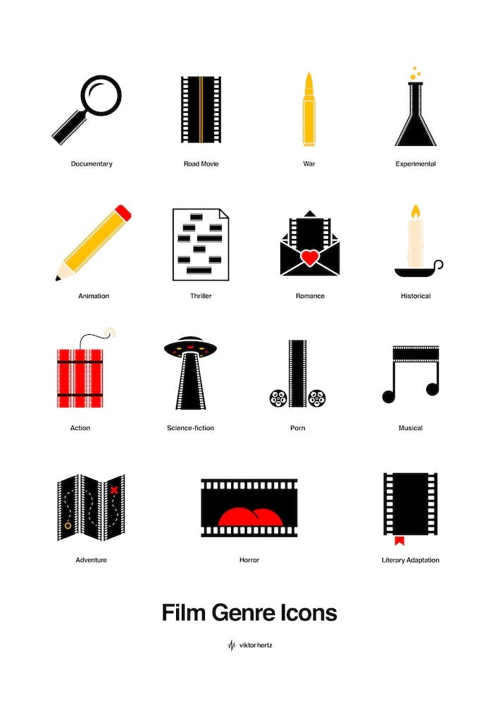 Film Genre Icons