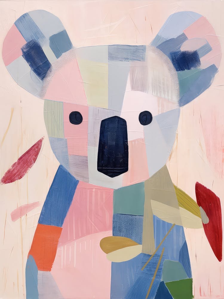 Playful Illustration Of Koala For Kids Room 4