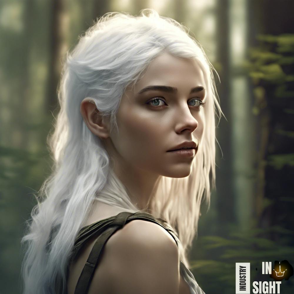 Girl With White Hair