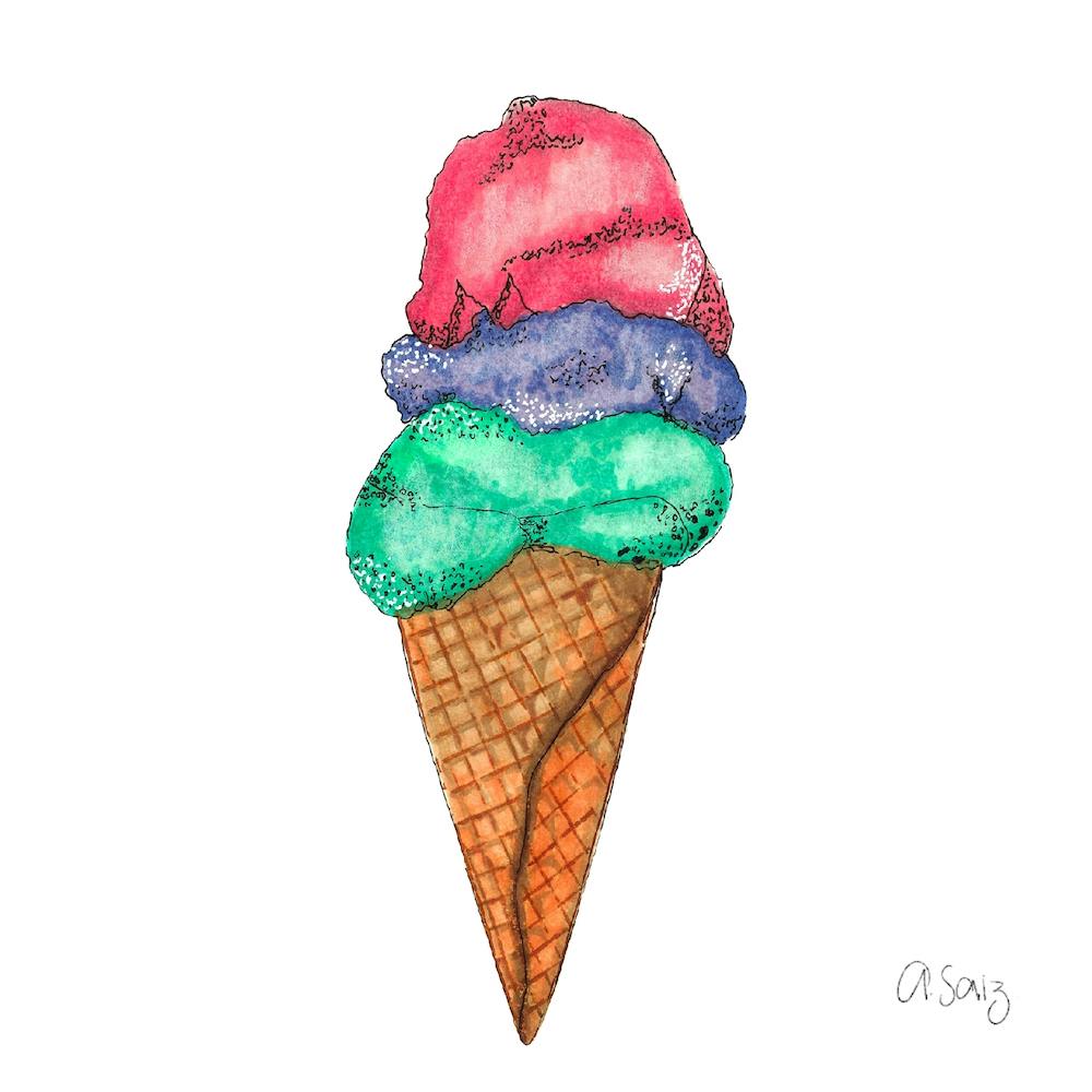 Three Flavor Ice Cream 2