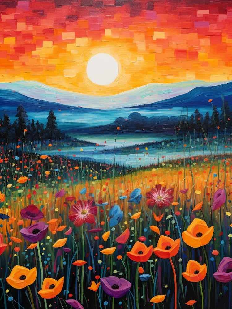 Meadow Abstract Minimalist 10