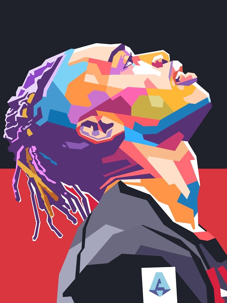 Rafael Leao wpap pop art