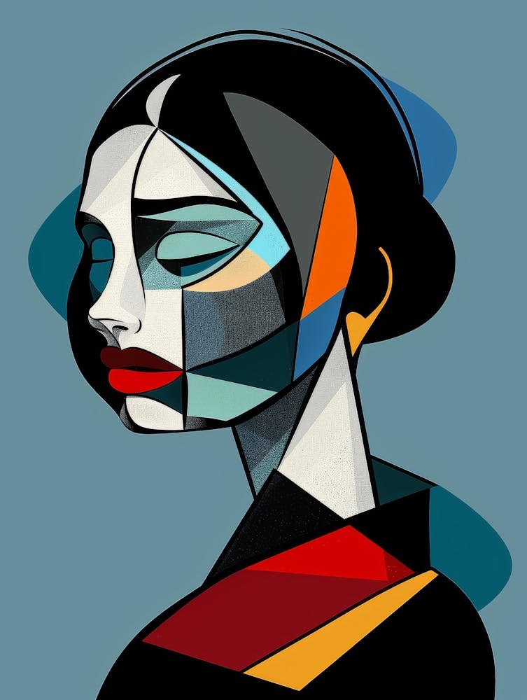 Abstract Woman'S Face 23