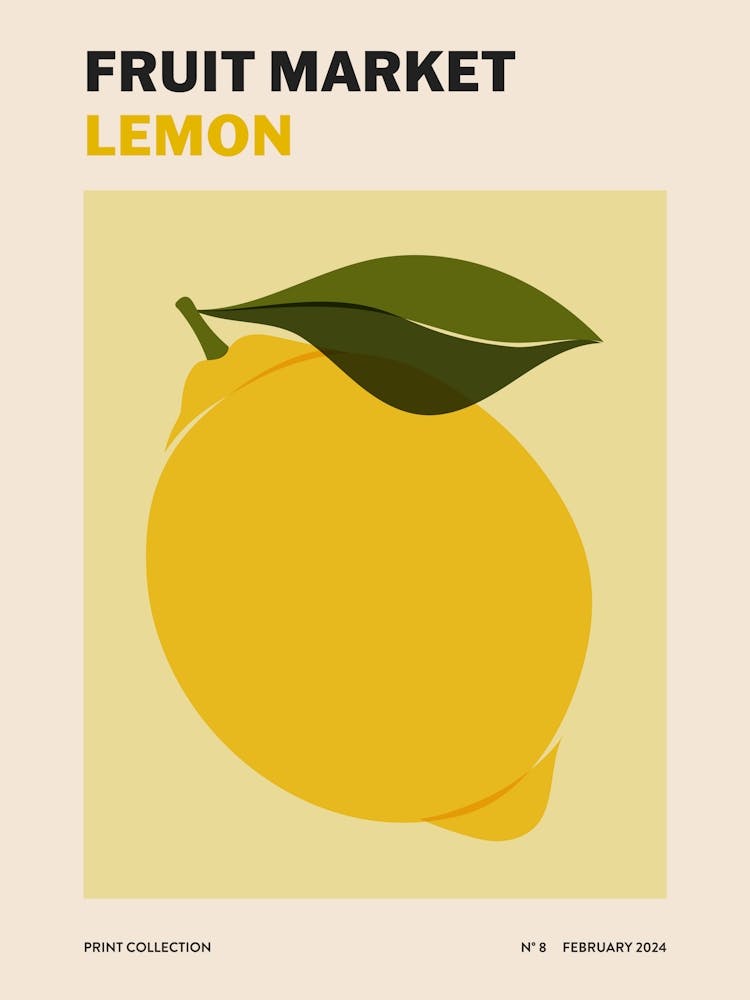 Fruit Market No. 8 Lemon