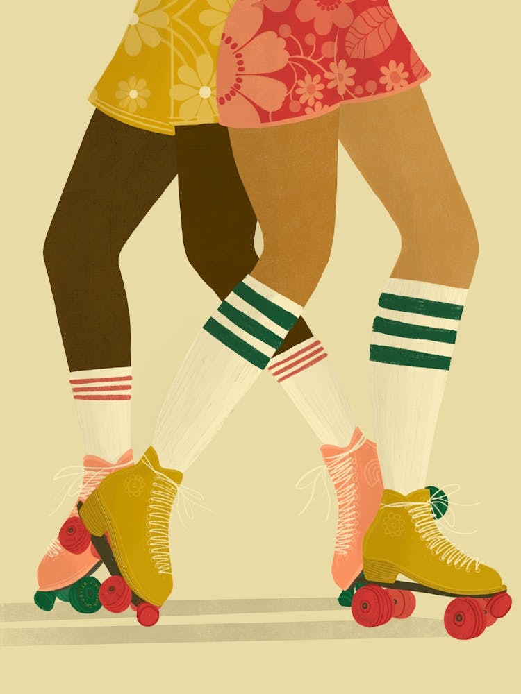 Patineurs à roulettes
