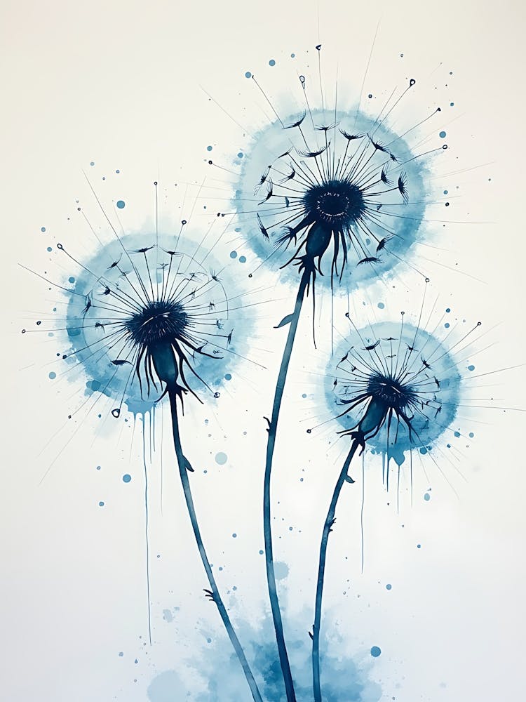 Blue Dandelions
