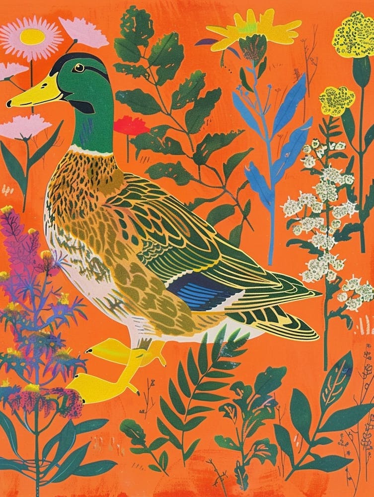 Spring Birds Mallard Duck 3