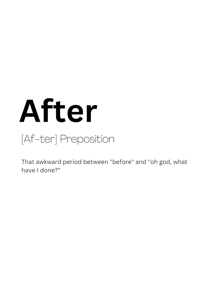 After Definition Meaning