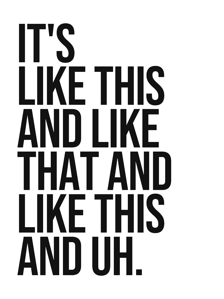 Its Like This And Like That Quote, cool, sassy, rap, hip hop, music, vintage, retro, vibes, vibing, saying, phrase, cute, minimal, quotes
