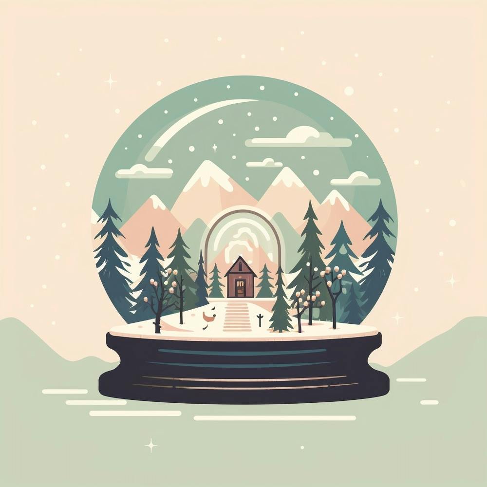 Rovaniemi Finland 2 Snowglobe