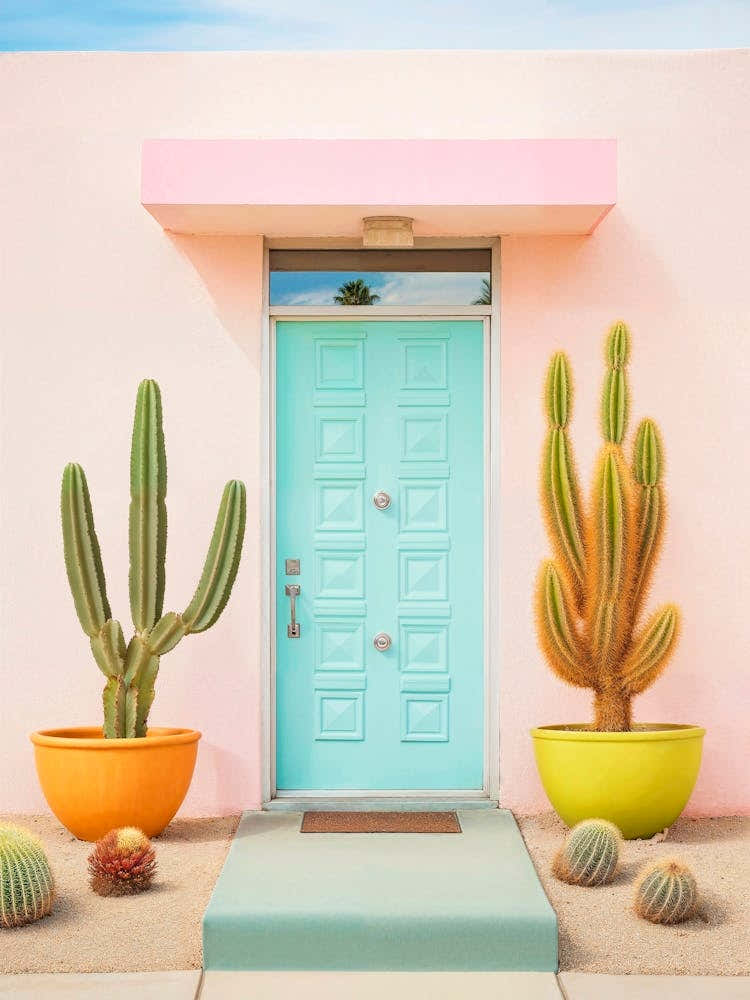 California Dreaming - Pretty Pastel Palm Springs
