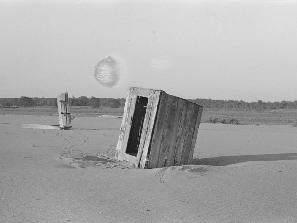Remnants Of Building Deposited By 1937 Flood In New Madrid Bird S Point Fuse Plug Levee District By Russell Lee