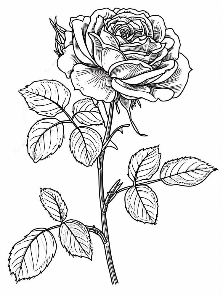 Roses Sketch 43