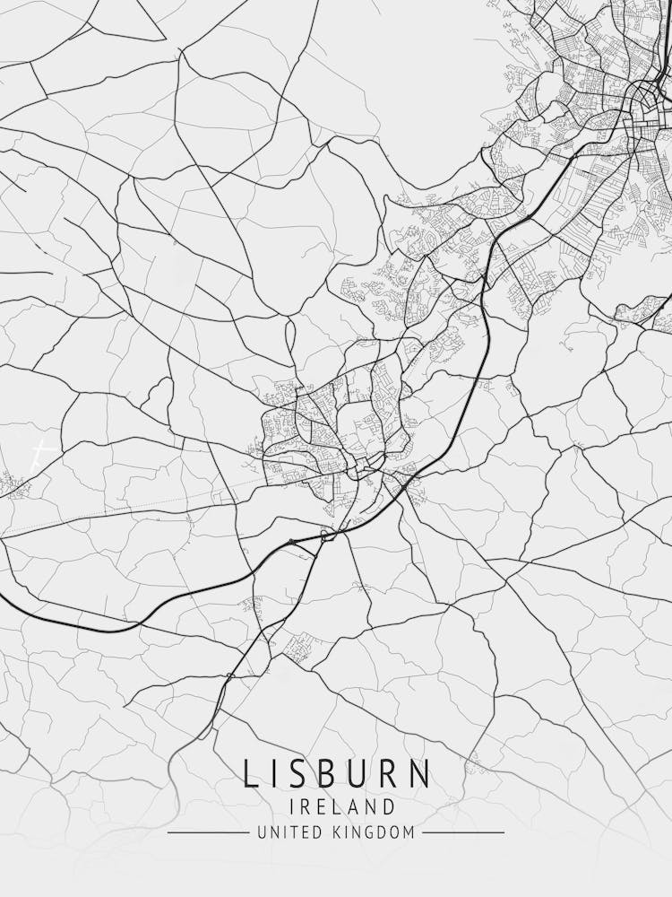 Lisburn Ireland Map