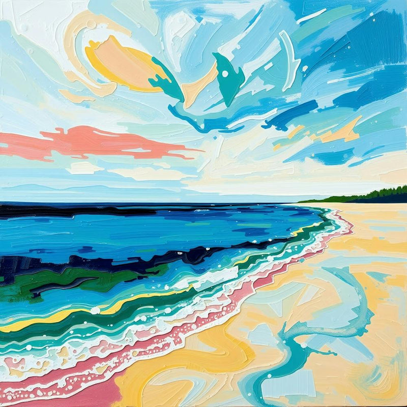 Beach At Sunrise
