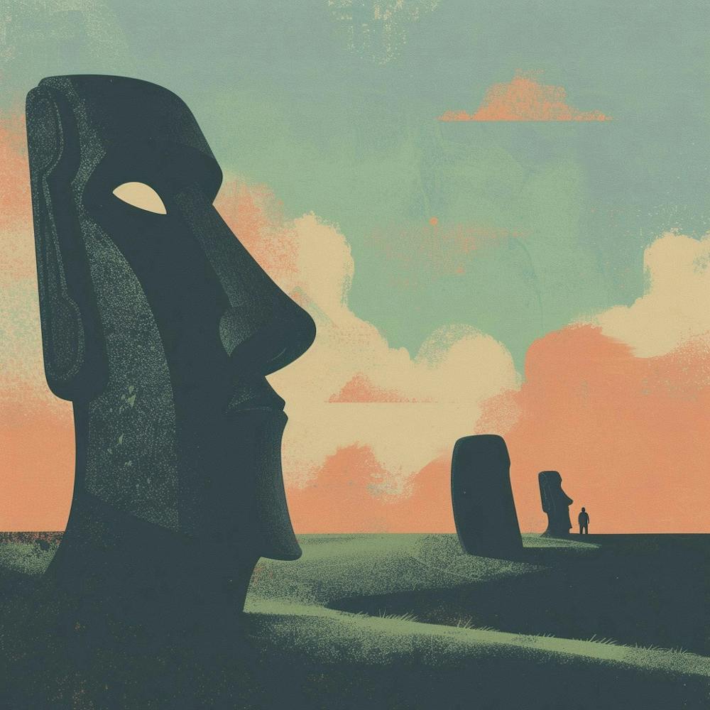 Moai Head Dark