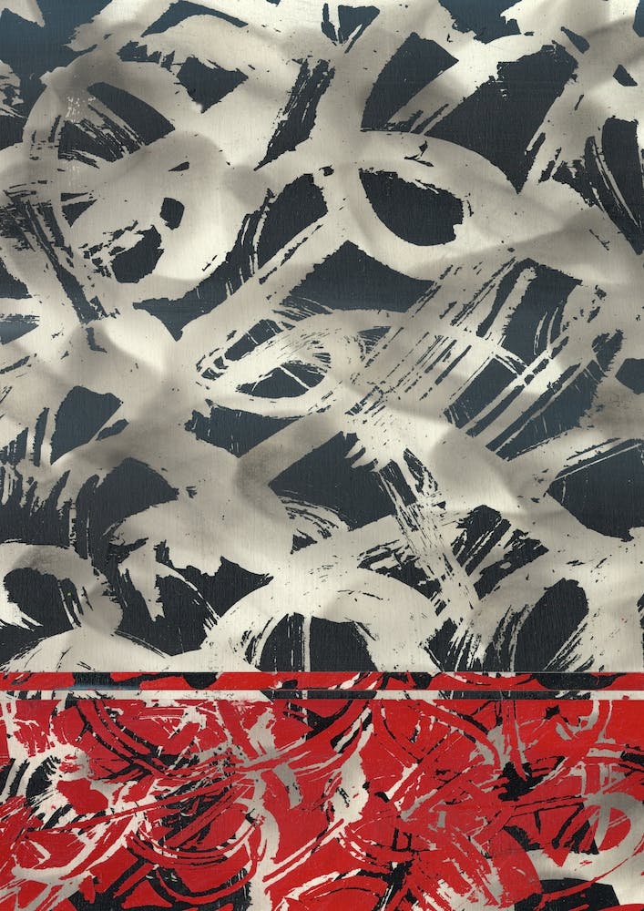 Monochrome And Red V