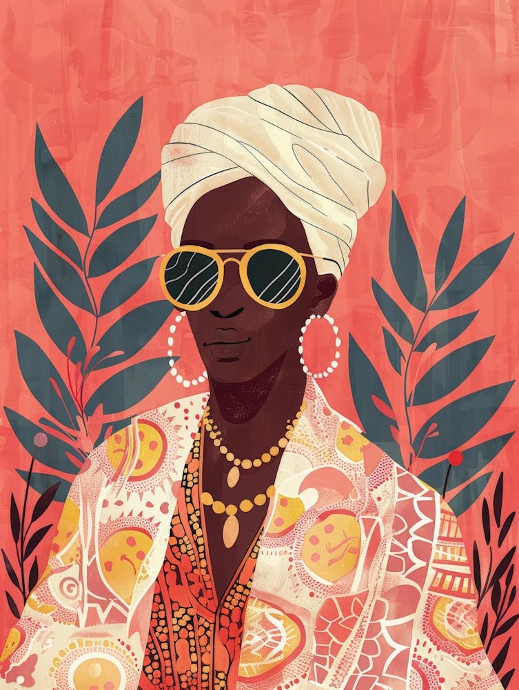 African Woman In Sunglasses