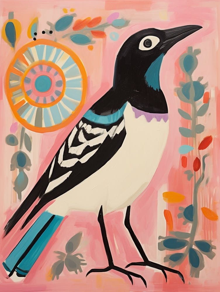 Pink Scandi Magpie 7