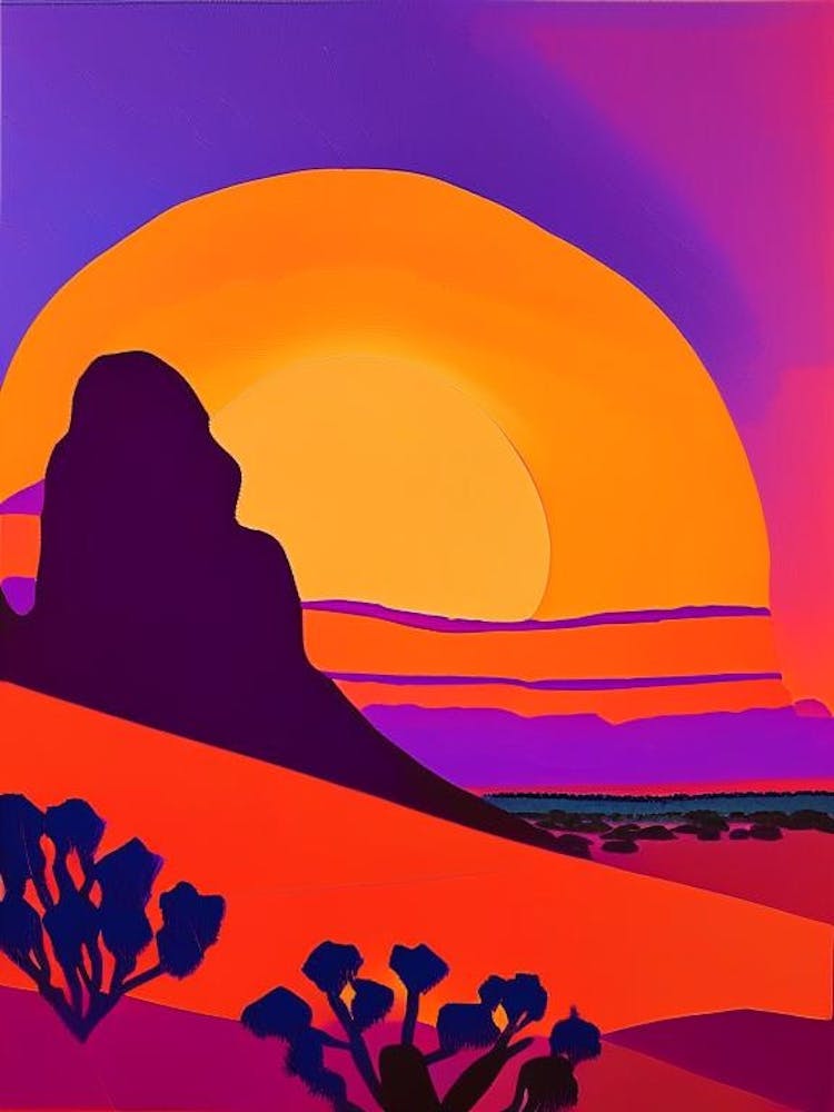 Desert Abstract Sunset