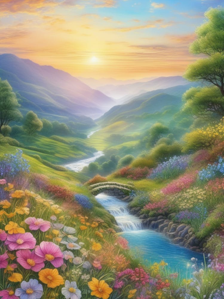 Sunset In The Valley 1