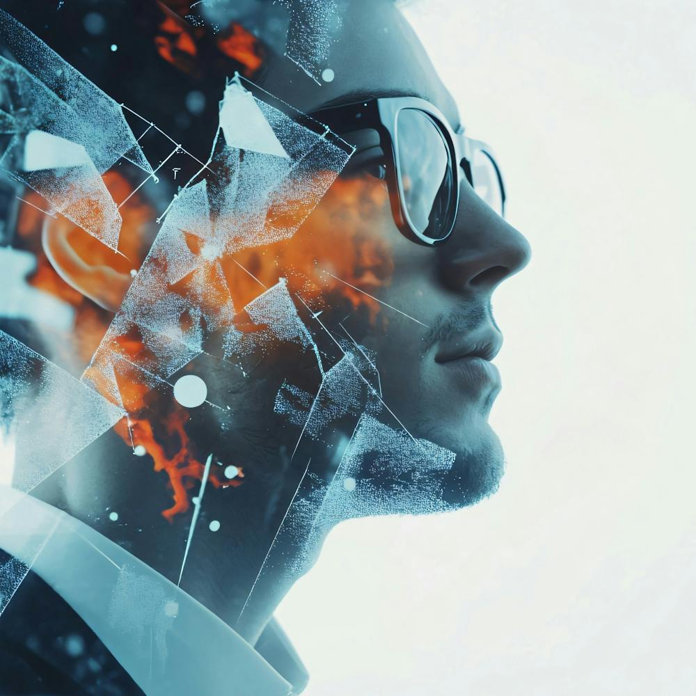 Portrait Of A Man With Glasses 10