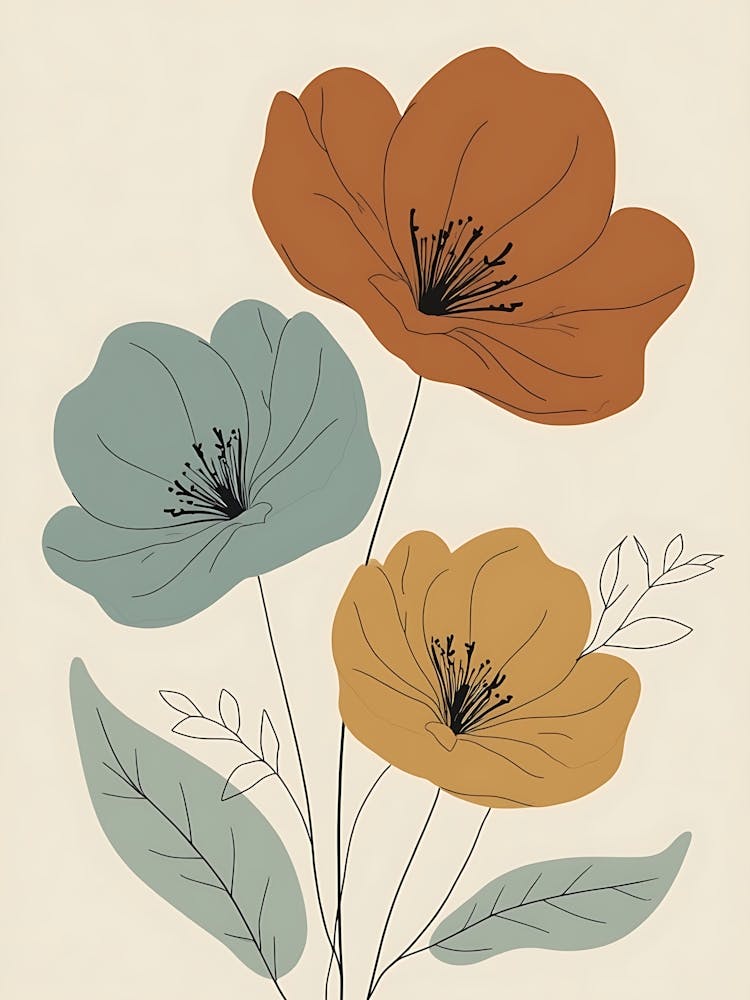 Soft Floral Whimsy Elegant Nature-Inspired