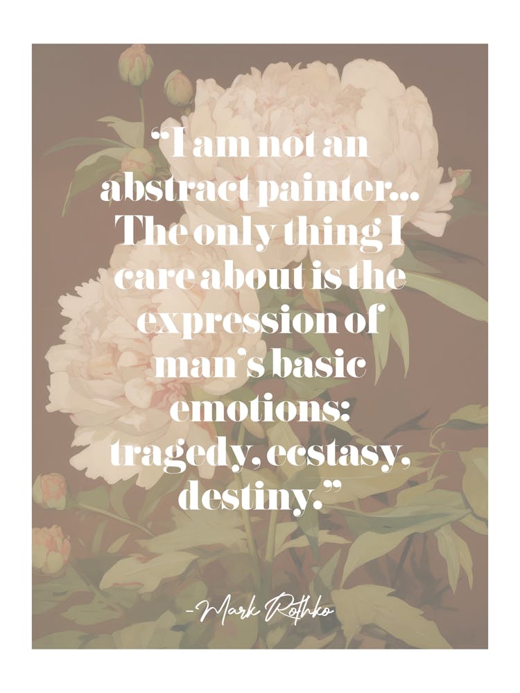Art Quote By Mark Rothko
