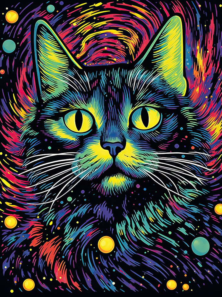 Cosmic Pawmentum, Psychedelic Cats series