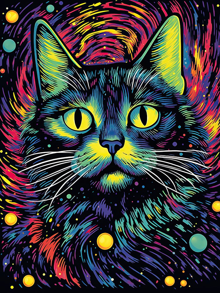 Cosmic Pawmentum, Psychedelic Cats series