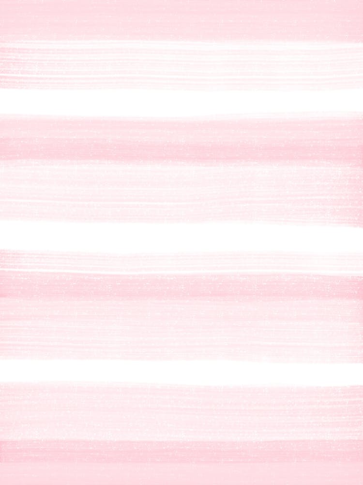 Pastell Pink Linien Streifen Abstrakt Kunst, Romantisch Artprint