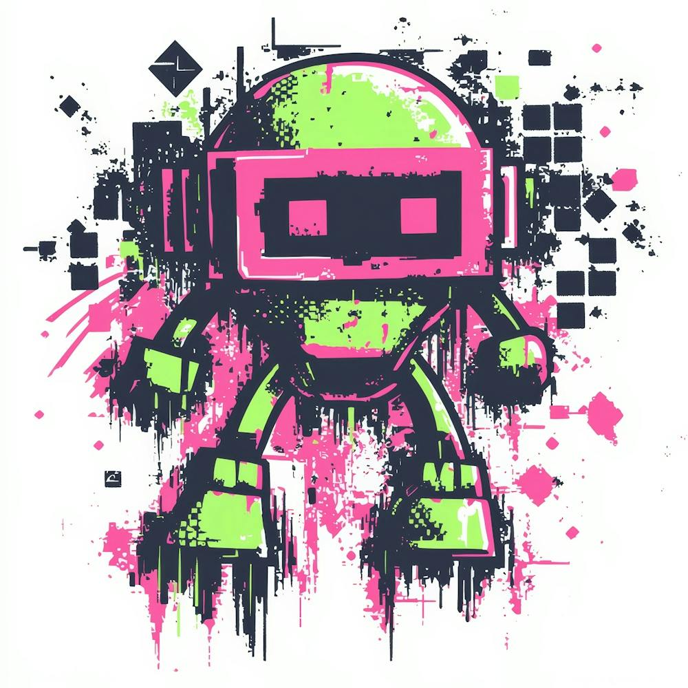 Design Retro 8 Bit Space Invader 1
