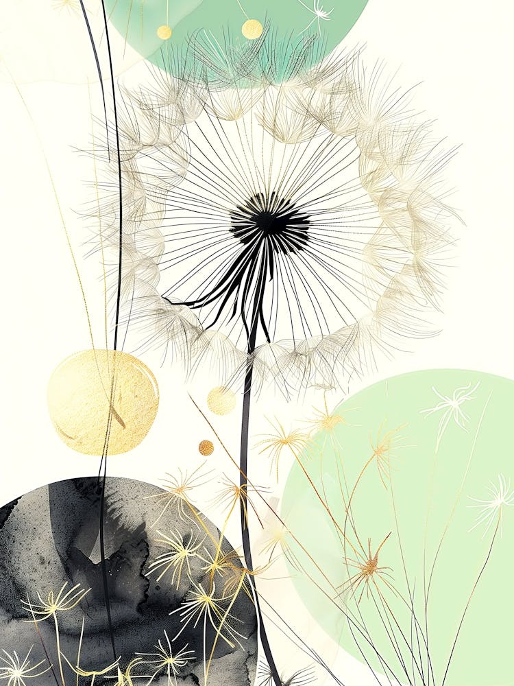 Dandelions nature art 1