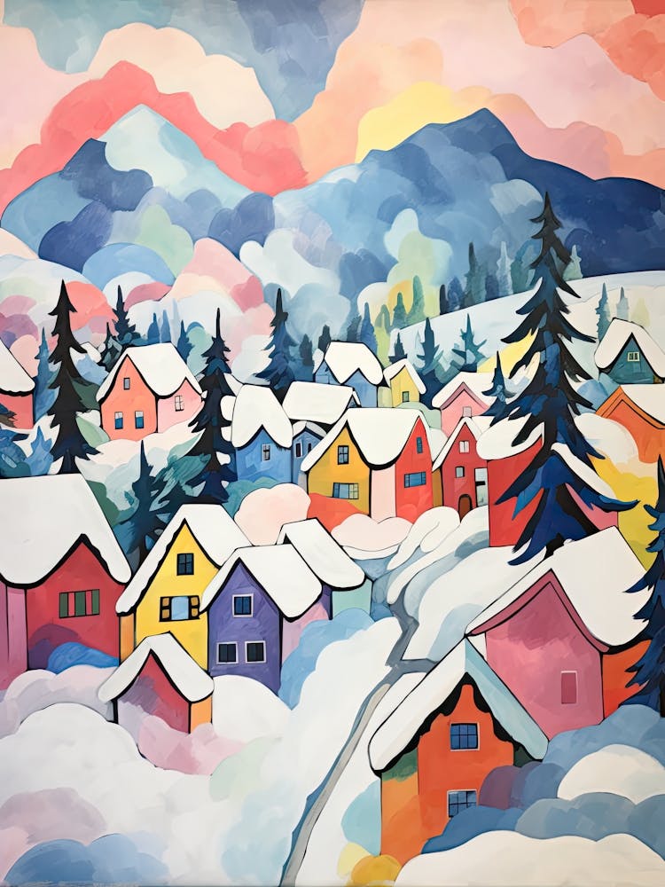 Winter Snow Banff   Canada Snow Illustration 4