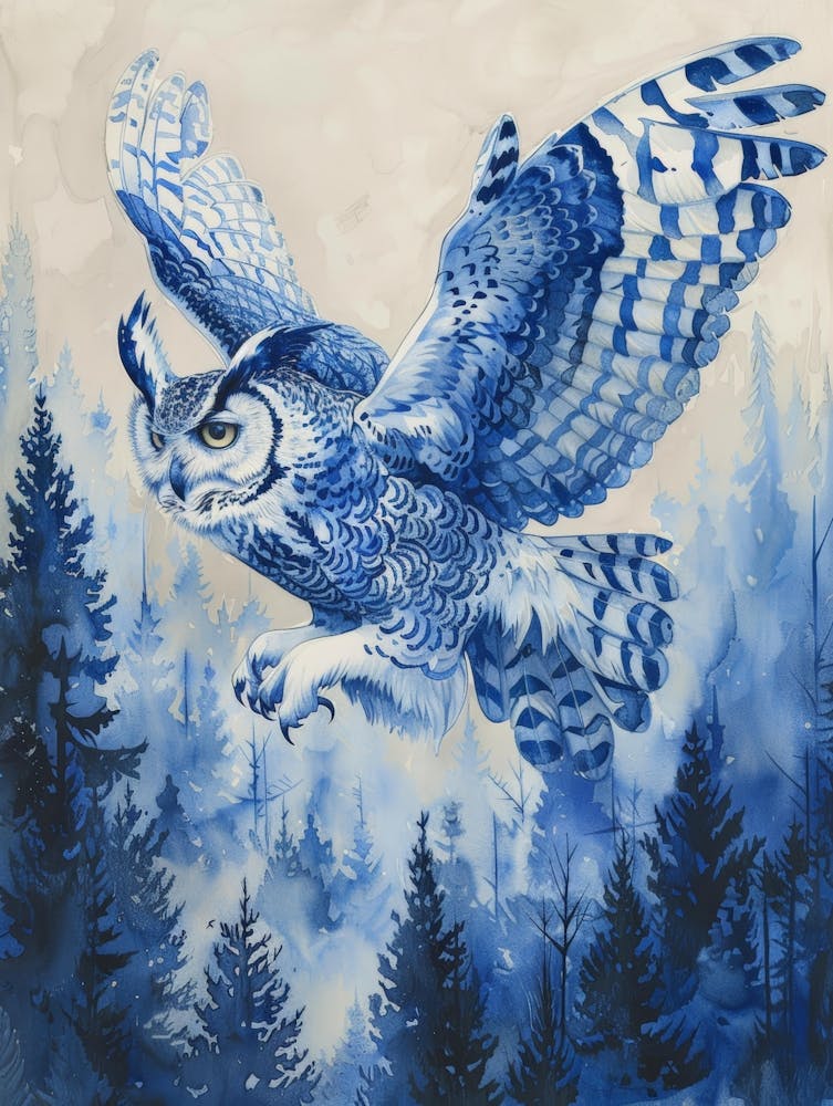 Owl In Flight 5