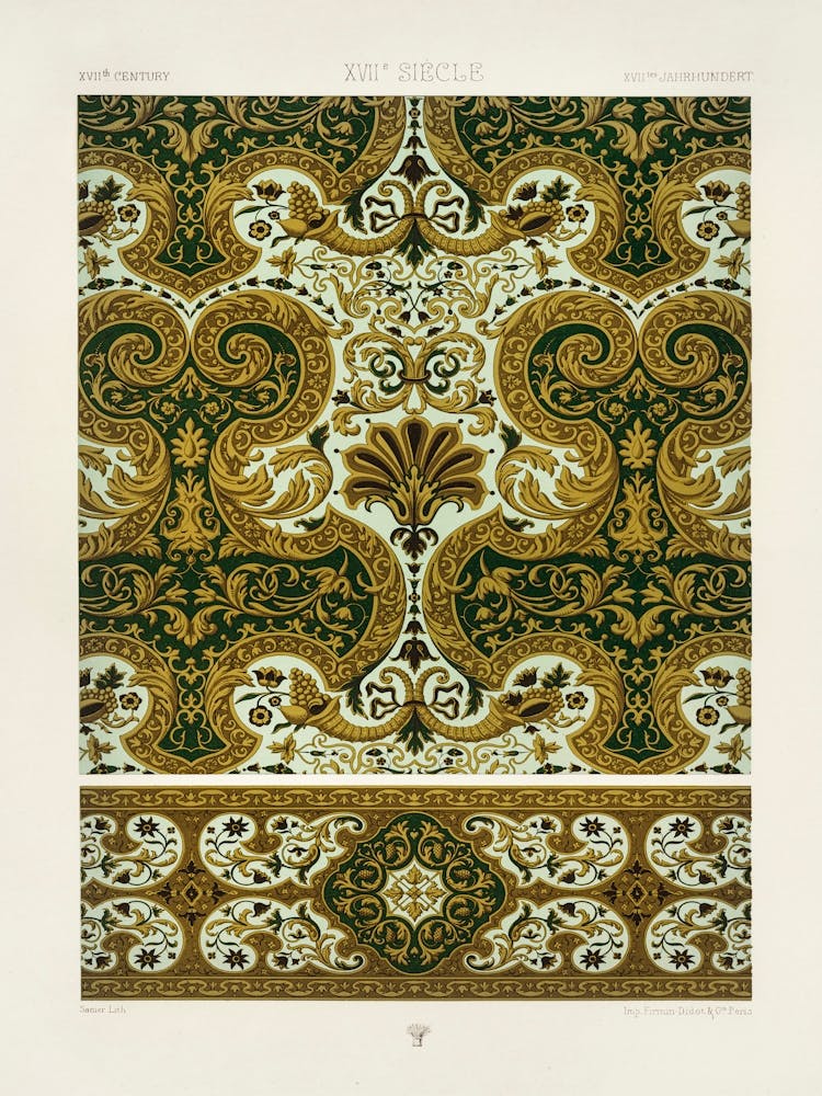 Motif du 17e Siècle, Albert Racine (4) 1