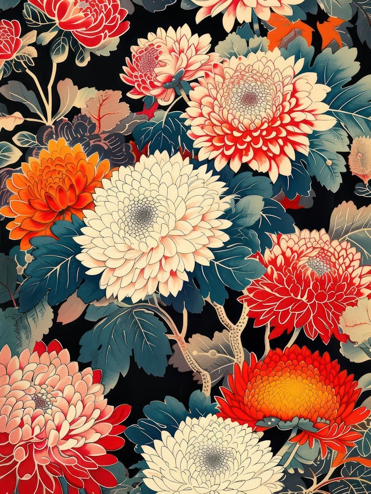 Great Japan Hokusai Japanese Floral 8